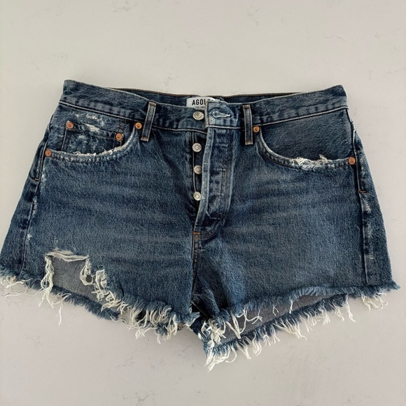 Agolde Parker Vintage Cut Off Shorts Distressed size 30 - Picture 3 of 8